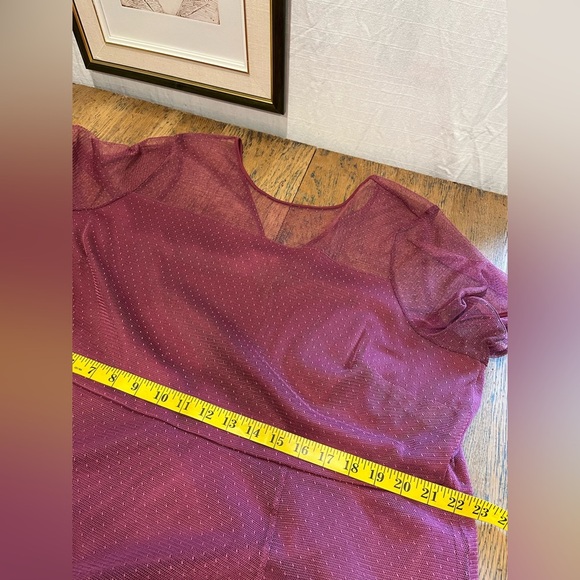 IN EVERY STORY - Sheer Dot Mesh Dress - Size 2X - Picture 7 of 9